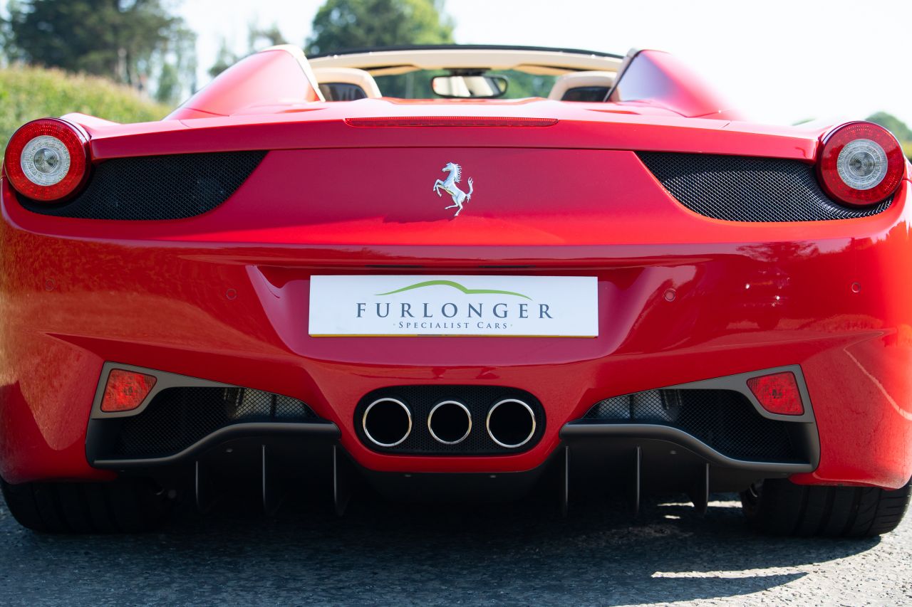 Used Ferrari 458 Spider for Sale at Simon Furlonger